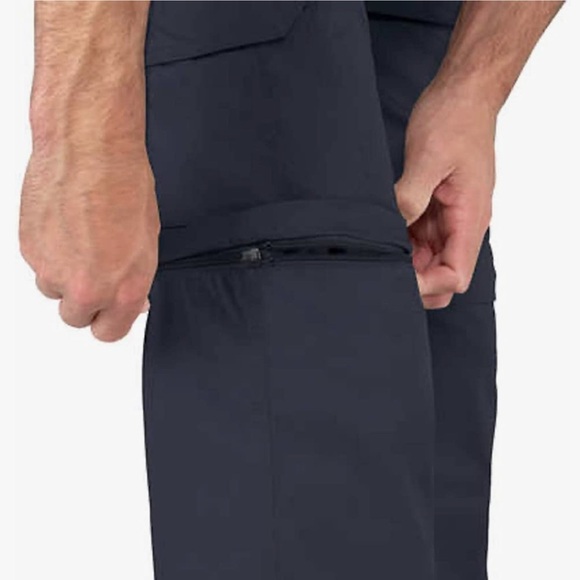 BC Clothing Men's Convertible Stretch Pant navy Size XL x 30 - Picture 4 of 14